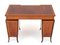 Sheraton Pedestal Desk Shaped Marquetry Inlay 12