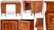 Sheraton Pedestal Desk Shaped Marquetry Inlay, Image 2