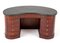 Regency Kidney Bean Desk Mahogany Shaped, 1930s 1