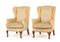 Queen Anne Wing Chairs with Cabriole Legs, 1920s, Set of 2 4