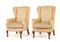 Wing Chairs Queen Anne avec Pieds Cabriole, 1920s, Set de 2 4