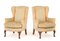 Queen Anne Wing Chairs with Cabriole Legs, 1920s, Set of 2 5