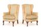 Queen Anne Wing Chairs with Cabriole Legs, 1920s, Set of 2 3