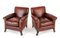 Victorian Leather Armchairs, 1890s, Set of 2 3