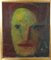 William Skotte Olsen, Face in Dark Nuances, Oil on Canvas 1