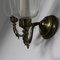 Brass and Glass Wall Sconce, 1950s, Set of 4 6