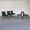 Walnut and Velvet Cavour Chairs by Gregotti, Meneghetti and Stoppino for Sim, 1960s, Set of 4 5