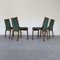 Walnut and Velvet Cavour Chairs by Gregotti, Meneghetti and Stoppino for Sim, 1960s, Set of 4 4