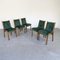 Chaises Cavour en Noyer et Velours par Gregotti, Meneghetti et Stoppino pour Sim, 1960s, Set de 4 6