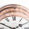 Horloge Murale Industrielle Vintage en Cuivre de Synchronome, 1930s 13
