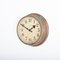 Reloj de pared industrial vintage pequeño de cobre de Synchronome, años 30, Imagen 4