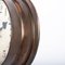 Reloj de pared industrial pequeño de cobre de Synchronome, años 30, Imagen 6