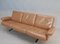 DS-35 Leather Sofa with Chrome-Plated Steel Legs from De Sede , 1970s, Image 3