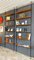 Italian Metal and Brass Library Shelf, 1950s, Image 10