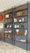 Libreria in metallo e ottone, Italia, anni '50, Immagine 10