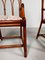 Vintage Armchairs in Manao Cane and Leather Binding, 1960s, Set of 2 3