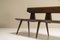 Danish Bench in Dark Stained Pine by Jacob Kielland-Brandt, 1960s, Image 8