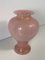 Italienische Vase aus Muranoglas in Rosa & Gold von Barovier & Toso, 1980er 4