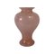 Italienische Vase aus Muranoglas in Rosa & Gold von Barovier & Toso, 1980er 1
