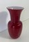 Italienische Vase aus Muranoglas in Rot & Weiß von Venini, 2006 3