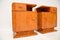 Swedish Art Deco Bedside Cabinets in Birds Eye Maple, 1920s, Set of 2 4