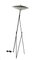 Italian Tripode Floor Lamp in Black Lacquered Metal and Brass, 2010s 5