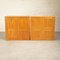 Danish Cabinets in Ash by Mogens Koch for Rud. Rasmussen, 1960s, Set of 2 1