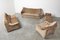 Mid-Century Living Room Set by Straub, 1970s, Set of 4 1