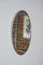 Vintage Oval Mirror in Chrome, 1950s, Image 1