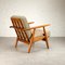 Danish GE240 Cigar Chair in Beech by Hans Wegner for Getama, 1950s, Image 3