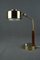 Vintage Swedish Table Lamp in Brass for BJS Skellefteå, 1950s, Image 1