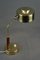 Lampada da tavolo vintage in ottone di BJS Skellefte, Svezia, anni '50, Immagine 10