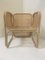 Vintage Stuhl aus Rattan und Binse 11