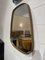 Specchio vintage con cornice in ottone, Imagen 2