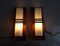 Mid-Century Wall Lamps in Teak and Opal Glass, 1960s, Set of 2, Image 12