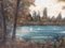 French School Artist, Lake Scene, Late 1800s, Oil on Canvas, Framed 3