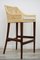 Bar Stool in Wooden and Rattan, France, Image 4