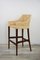 Bar Stool in Wooden and Rattan, France, Image 13