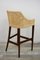 Bar Stool in Wooden and Rattan, France, Image 10