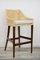 Bar Stool in Wooden and Rattan, France 2