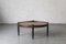 Table Basse en Teck avec Pieds Noirs, Danemark, 1960 1