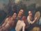 Jugadores en el campo, década de 1800, óleo sobre lienzo, enmarcado, Imagen 5