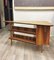 Mid-Century Triangular Desk with Drawers, 1960s 4