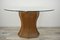 Round Rattan Round Dining Table, Italy, 1970s 1