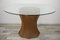 Round Rattan Round Dining Table, Italy, 1970s 2