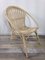 Vintage Rattan Shell Chair 1