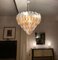 Italian Art Deco Gold and Pink Chandelier in Murano Glass, 2000s 16