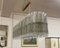 Italienischer Art Deco Kronleuchter aus grauem und transparentem Murano Glas, 2000er 8