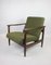 GFM-142 Chair in Green Olive Boucle attributed to Edmund Homa, 1970s 11