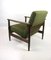 GFM-142 Chair in Green Olive Boucle attributed to Edmund Homa, 1970s 7